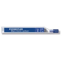 MINAS MICRO CARBON 250, 0,7MM, GRAD. 2H STAEDTLER 250 07-2H (MIN12) (Espera 4 dias)